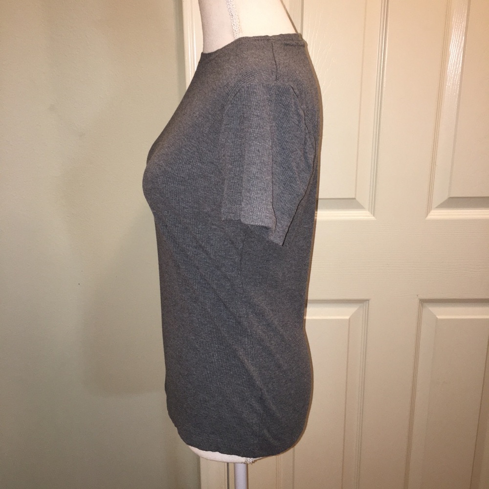 NINE WEST Ribbed Tee - Picture 7 of 8